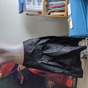 Areli black silk skirt, NWT, size 12